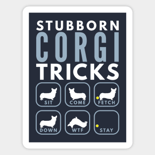 Stubborn Pembroke Welsh Corgi Tricks - Dog Training Magnet